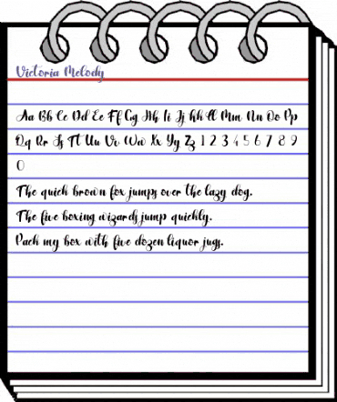 Victoria Melody Regular animated font preview Victoria Melody Regular animated font preview