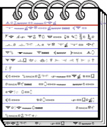 Victorian Free Ornaments Two Regular animated font preview Victorian Free Ornaments Two Regular animated font preview