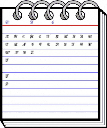 Victorian Initials One Regular animated font preview Victorian Initials One Regular animated font preview