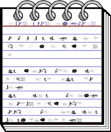 Vidas Secas Dingbats Regular animated font preview Vidas Secas Dingbats Regular animated font preview