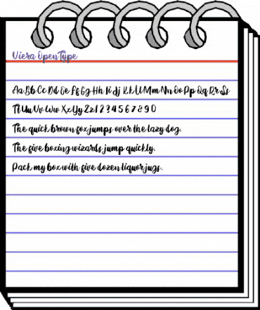 Viera Regular animated font preview Viera Regular animated font preview