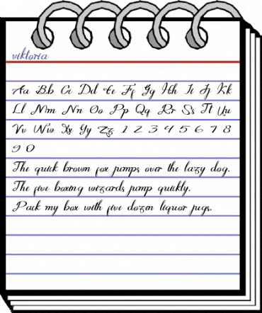 viktoria Regular animated font preview