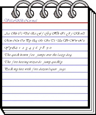 VillaDB Normal animated font preview VillaDB Normal animated font preview