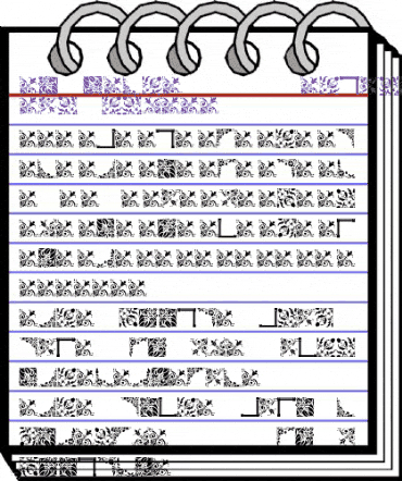 Vintage Decorative Corners 17 Regular animated font preview Vintage Decorative Corners 17 Regular animated font preview