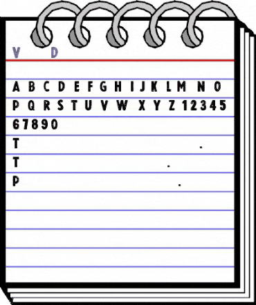 Vintage Display Regular animated font preview