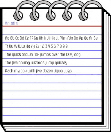 Violette Violette animated font preview Violette Violette animated font preview