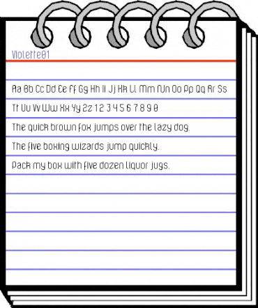 Violette01 Regular animated font preview Violette01 Regular animated font preview