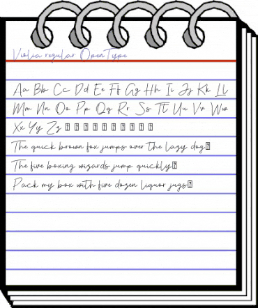 Violia Regular animated font preview Violia Regular animated font preview
