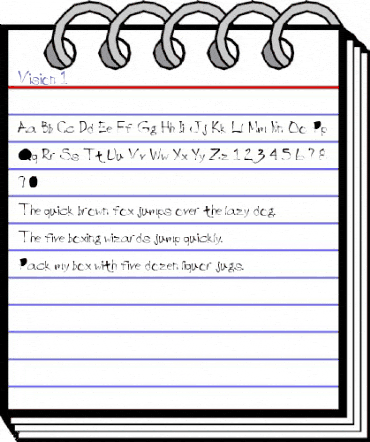 Vision 1 Regular animated font preview Vision 1 Regular animated font preview