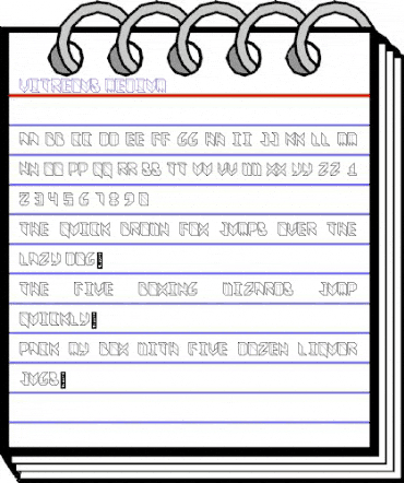 Vitreous Medium animated font preview Vitreous Medium animated font preview