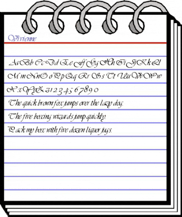 Vivienne Regular animated font preview Vivienne Regular animated font preview