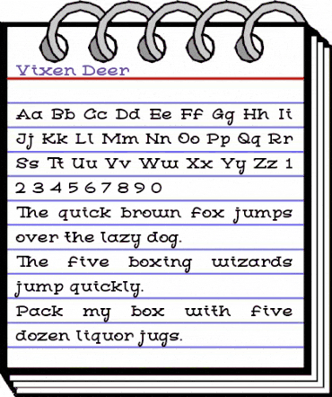Vixen Deer Regular animated font preview Vixen Deer Regular animated font preview