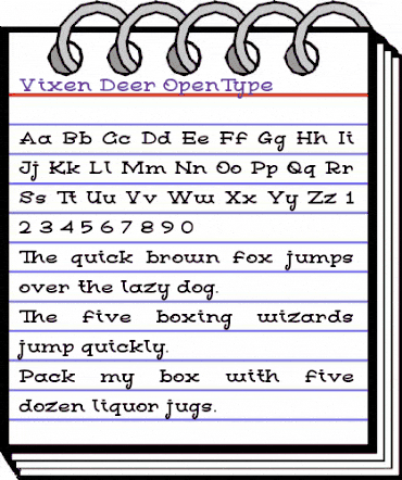 Vixen Deer Regular animated font preview Vixen Deer Regular animated font preview