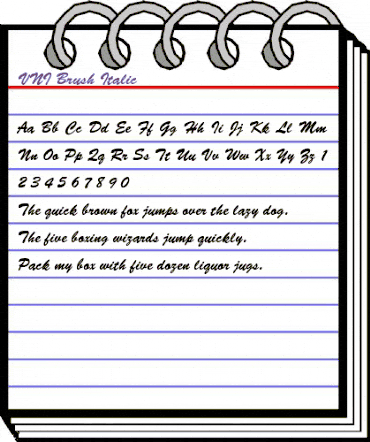 VNI-Brush Italic animated font preview VNI-Brush Italic animated font preview