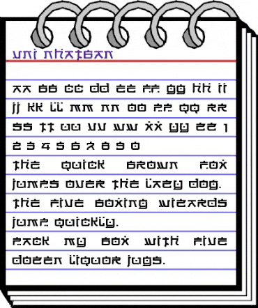 VNIJapan Regular animated font preview VNIJapan Regular animated font preview