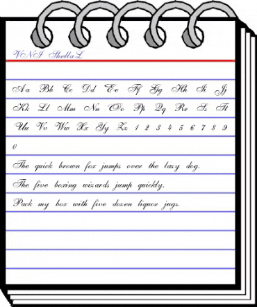 VNI-ShellaL Regular animated font preview