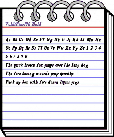 VoldiFinal96 Bold animated font preview VoldiFinal96 Bold animated font preview