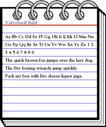 VolvoSerif Bold animated font preview VolvoSerif Bold animated font preview