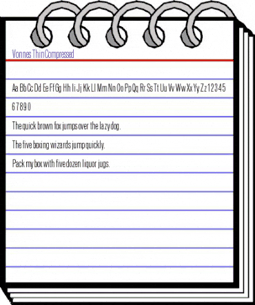 Vonnes Regular animated font preview Vonnes Regular animated font preview