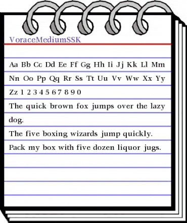 VoraceMediumSSK Normal animated font preview VoraceMediumSSK Normal animated font preview