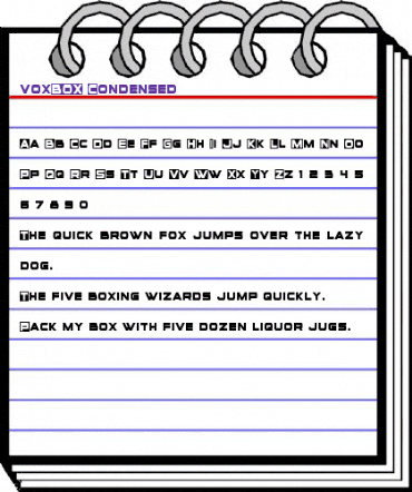 voxBOX Condensed Condensed animated font preview voxBOX Condensed Condensed animated font preview