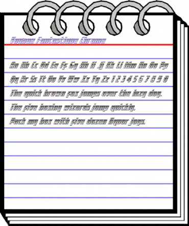 Voyage Fantastique Chrome Italic animated font preview Voyage Fantastique Chrome Italic animated font preview