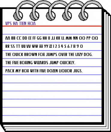 VPS Ha Tien Hoa Regular animated font preview VPS Ha Tien Hoa Regular animated font preview