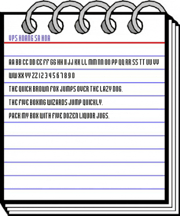 VPS Hoang Sa Hoa Regular animated font preview