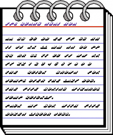 VPS Quang Ngai Hoa Normal animated font preview