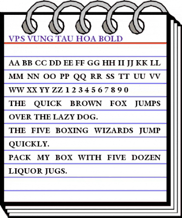 VPS Vung Tau Hoa Bold animated font preview VPS Vung Tau Hoa Bold animated font preview