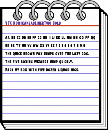 VTC-KomikaHeadLinerTwo Bold animated font preview VTC-KomikaHeadLinerTwo Bold animated font preview