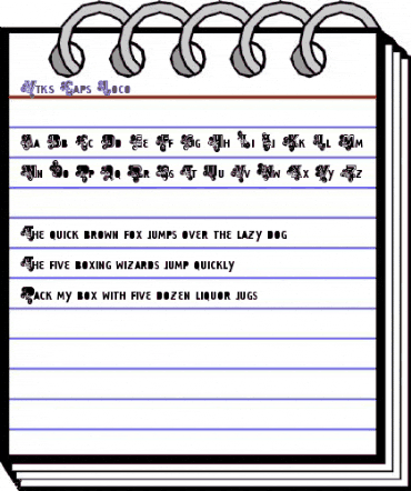 Vtks Caps Loco Regular animated font preview Vtks Caps Loco Regular animated font preview