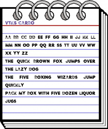 vtks carbo 753 Regular animated font preview vtks carbo 753 Regular animated font preview