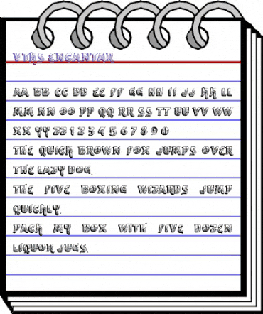 vtks encantar Regular animated font preview vtks encantar Regular animated font preview