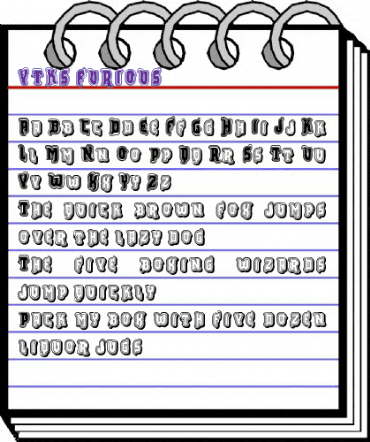 VTKS FURIOUS Regular animated font preview VTKS FURIOUS Regular animated font preview