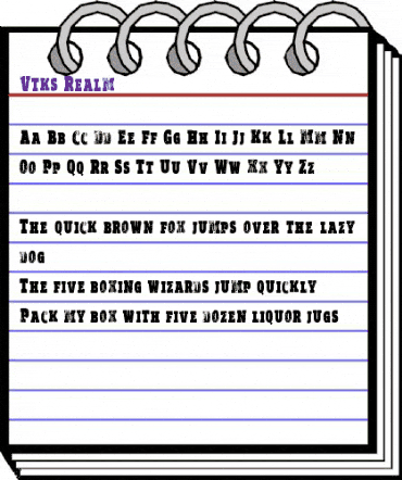 Vtks Realm Regular animated font preview Vtks Realm Regular animated font preview