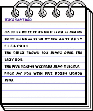 VTKS REVERSO Regular animated font preview VTKS REVERSO Regular animated font preview