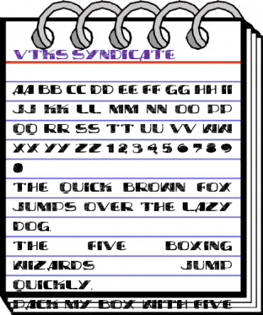 vtks syndicate Regular animated font preview vtks syndicate Regular animated font preview