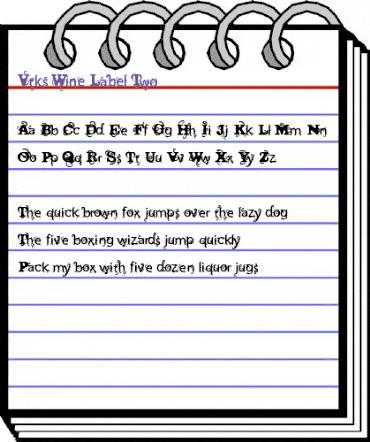 Vtks Wine Label Two Regular animated font preview Vtks Wine Label Two Regular animated font preview