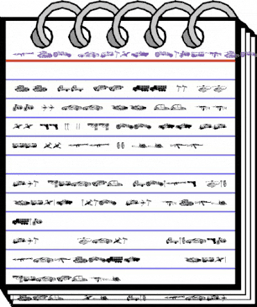War Items Regular animated font preview War Items Regular animated font preview