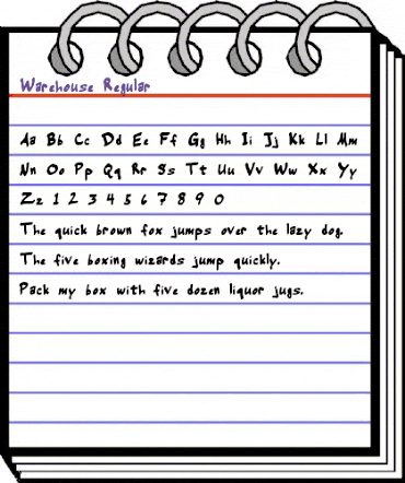 Warehouse Regular animated font preview Warehouse Regular animated font preview