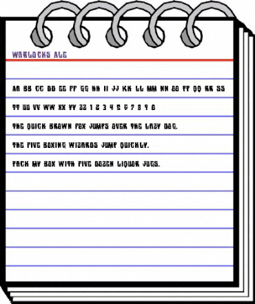 Warlock's Ale Regular animated font preview Warlock's Ale Regular animated font preview