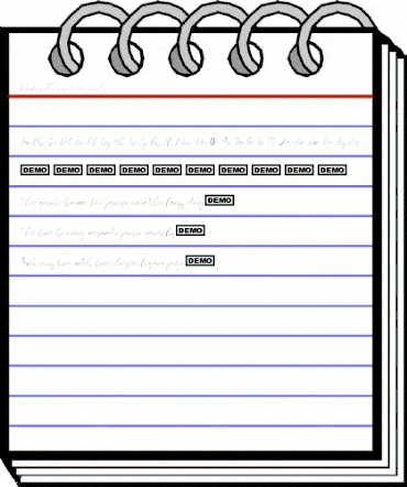 Warm Memories Light Regular animated font preview