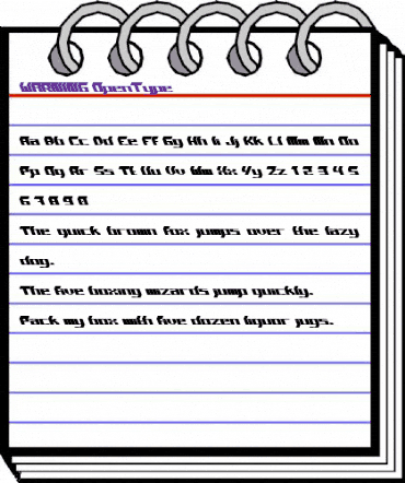 WARNING Regular animated font preview WARNING Regular animated font preview