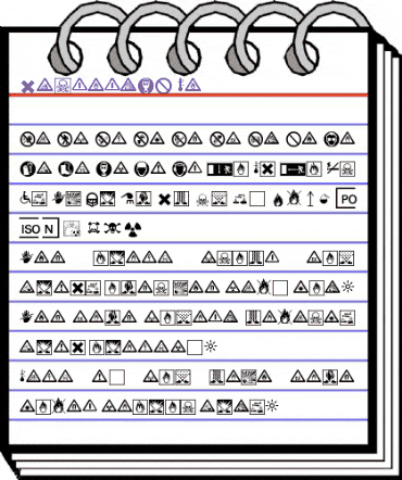 WarningLH-Pi Regular animated font preview WarningLH-Pi Regular animated font preview