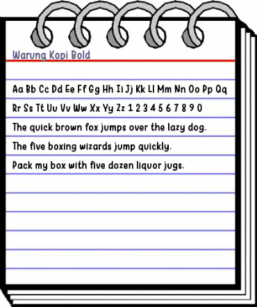 Warung Kopi Bold animated font preview Warung Kopi Bold animated font preview