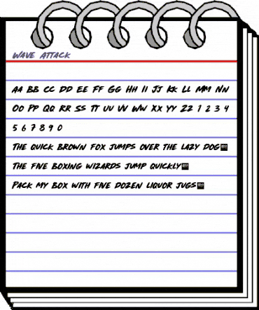 Wave Attack - Demo Regular animated font preview Wave Attack - Demo Regular animated font preview