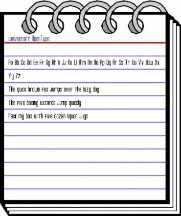wavecraft Regular animated font preview wavecraft Regular animated font preview