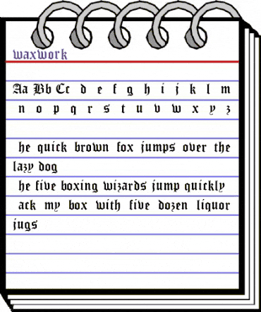 waxwork DEMO Regular animated font preview waxwork DEMO Regular animated font preview