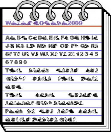 WayangObama Regular animated font preview